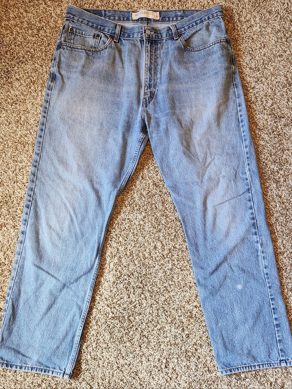 Levi's 505 Light Blue Regular Fit Men's Jeans - 38x32